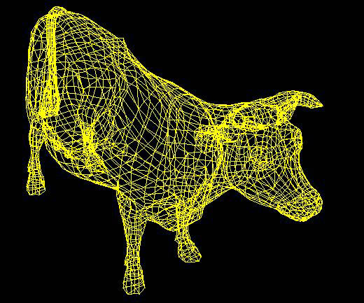 Cow - Wireframe only