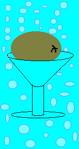 Olive in a Glass