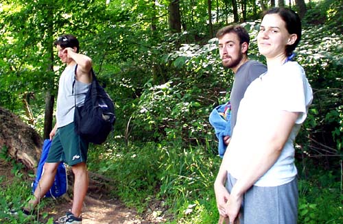 Walking the trail