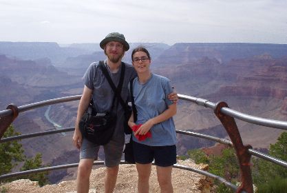 April and Shawn (picture taken by an Aussie)