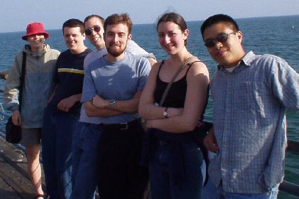Shena and us on pier