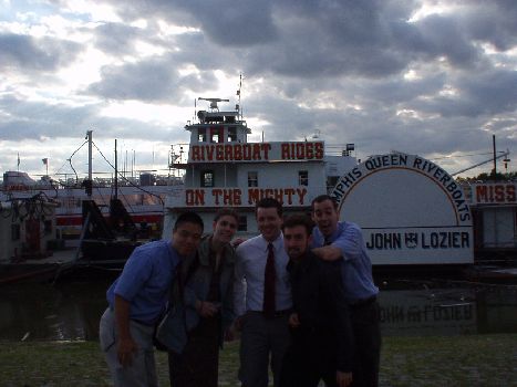 Us in front of the boat