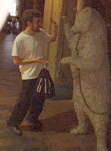 Steven with a bear