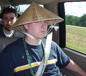 Tim bought a hat in New Orleans
